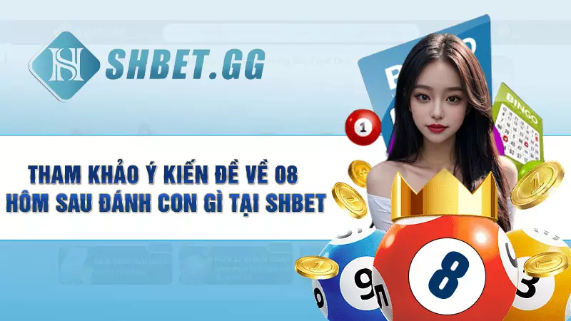 Đề về 08 hôm sau đánh con gì chuẩn xác nhất theo SHBET 5 Tham khảo ý kiến đề về 08 hôm sau đánh con gì tại SHBET